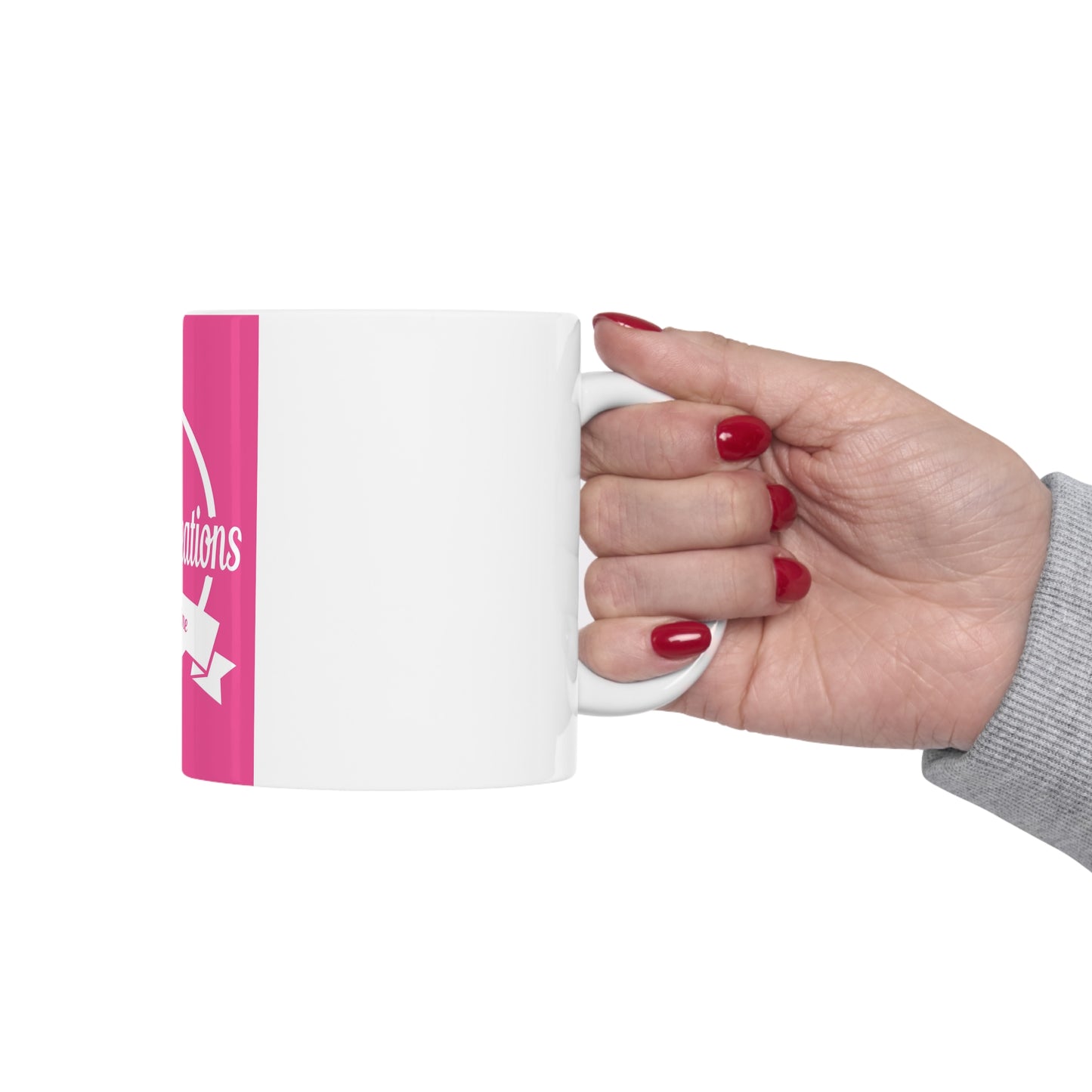 KC by K "Pink' Ceramic Mug 11oz