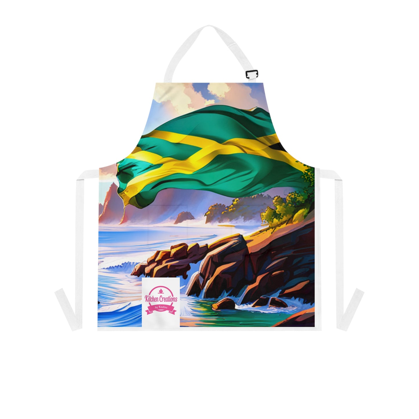 KC by K 'JAMAICAN PROUD' Apron (AOP)