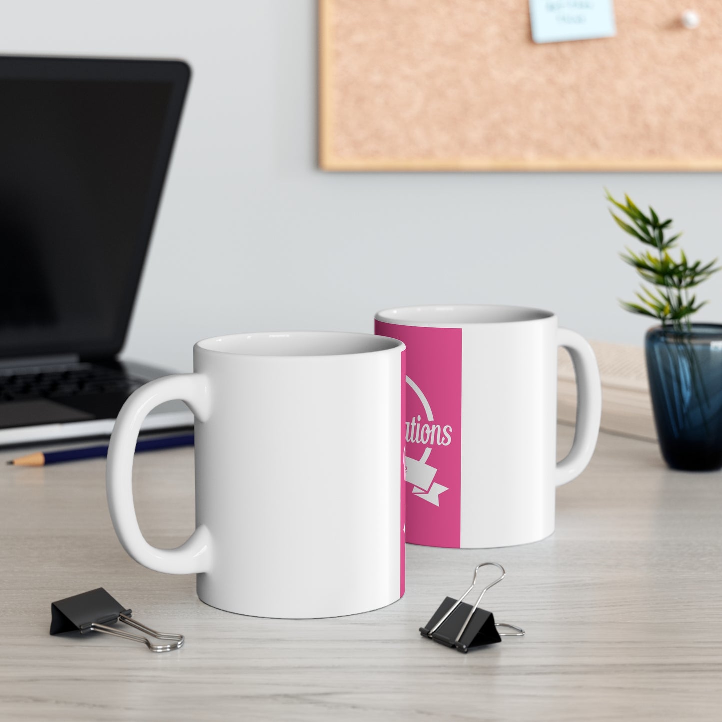 KC by K "Pink' Ceramic Mug 11oz