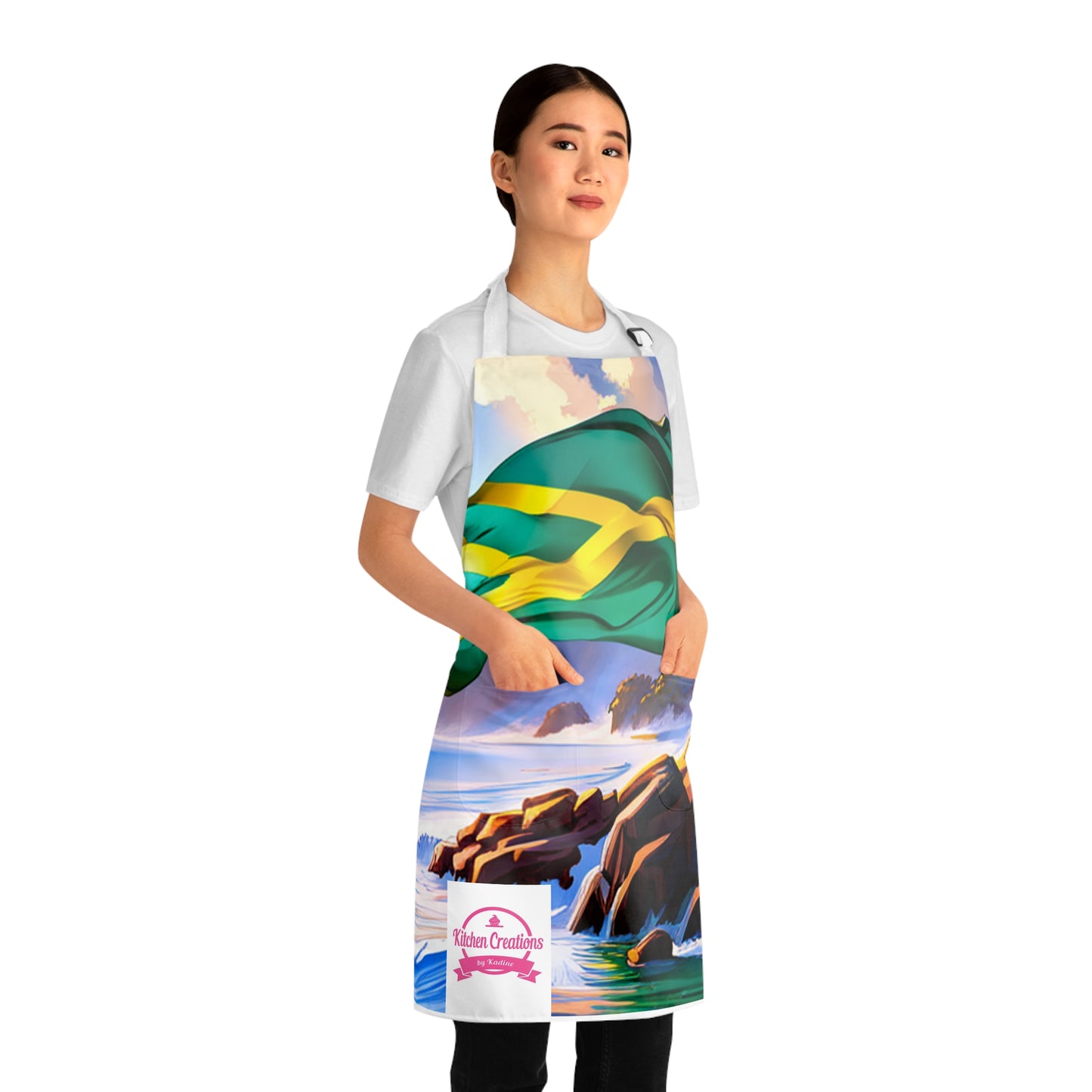 KC by K 'JAMAICAN PROUD' Apron (AOP)