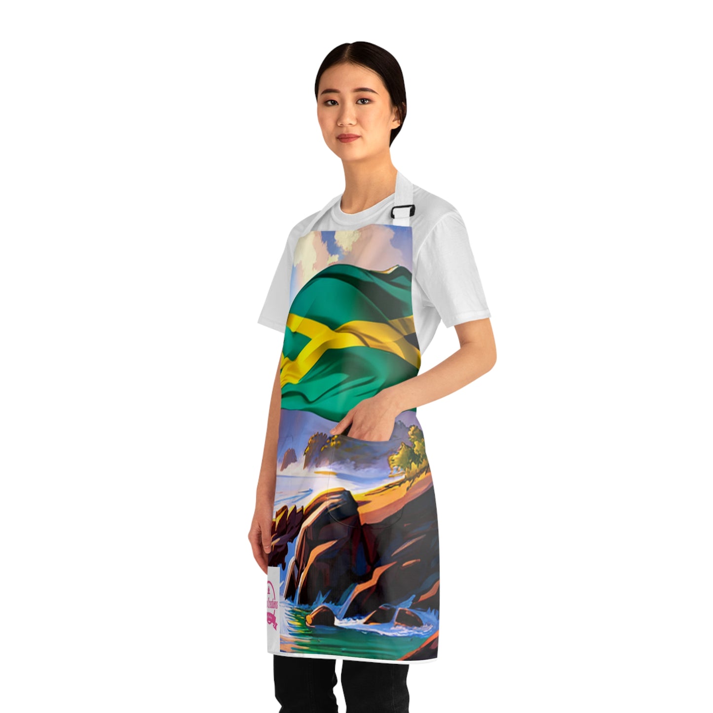 KC by K 'JAMAICAN PROUD' Apron (AOP)