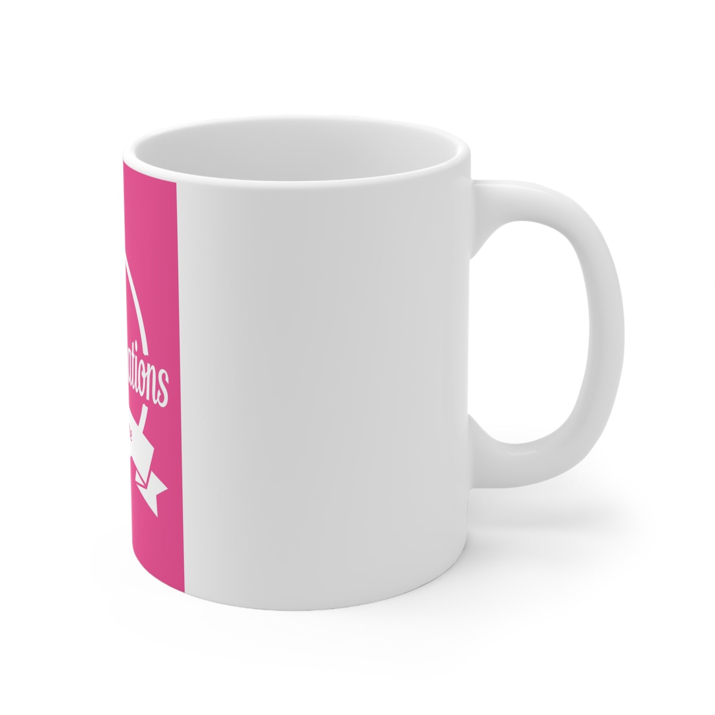 KC by K "Pink' Ceramic Mug 11oz